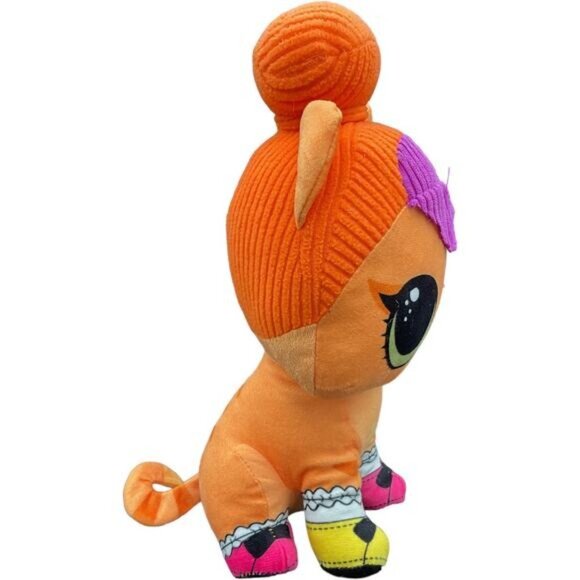 LOL Surprise Pets Neon Kitty Cat Plush Stuffed Animal Toy Orange Toy Factory 12" - Picture 2 of 6